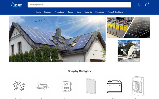 Honour Energy Homepage