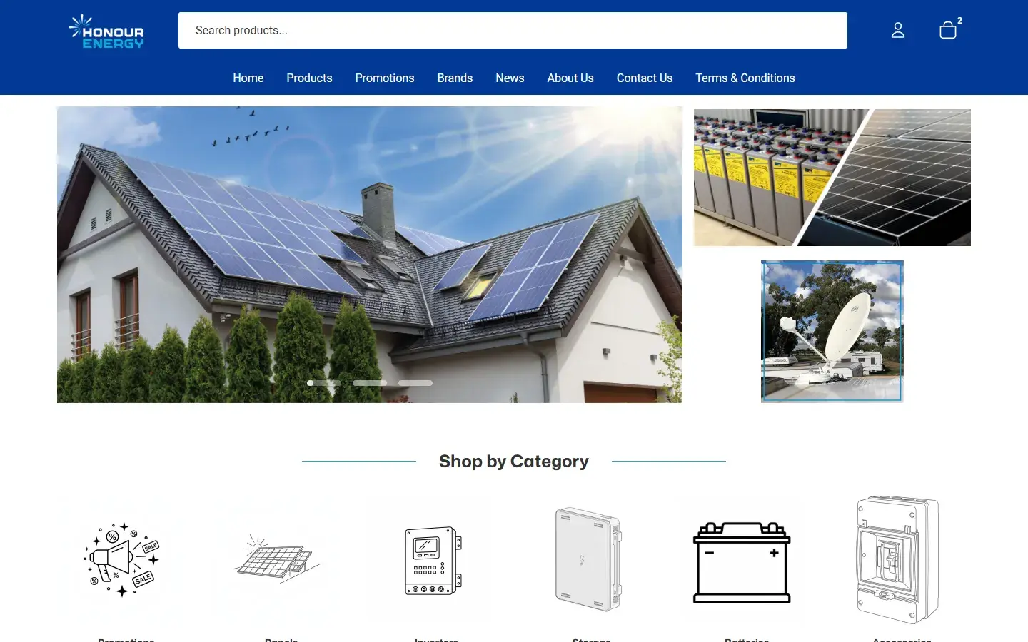 Honour Energy Homepage